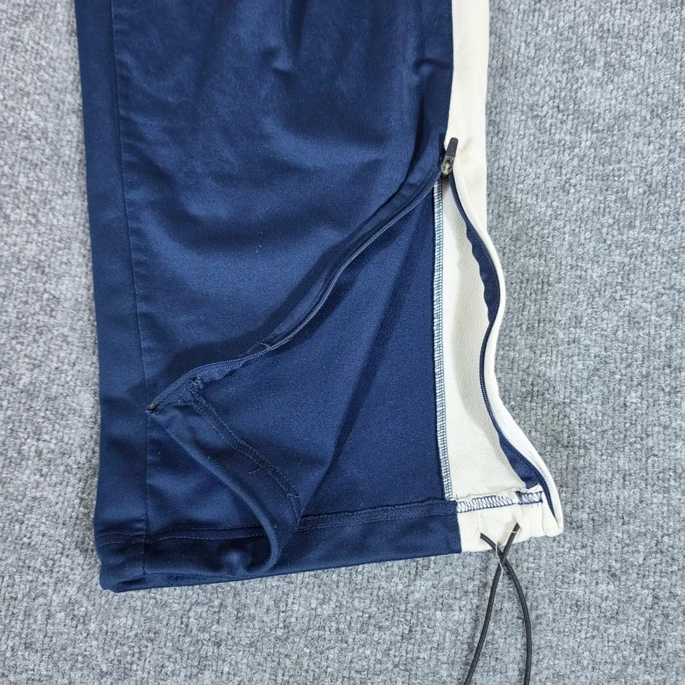 Nike Mens 3XLT Navy Blue White Stripe Full Zip Tracksuit Jacket and Pants Set